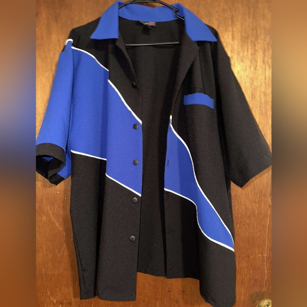 Polyester bowling shirt